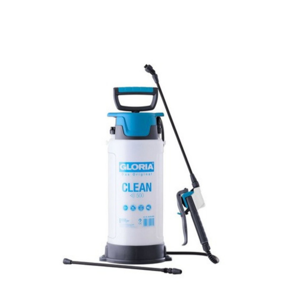Gloria CLEAN 500 5.0L alkaline resistant poly pressure sprayer