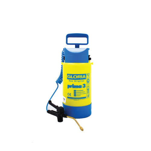 Gloria PRIMA3 3.0L pump-up sprayer with spiral hose