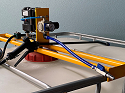 Meclube air-driven IBC-mount acid- and solvent-resistant sprayer