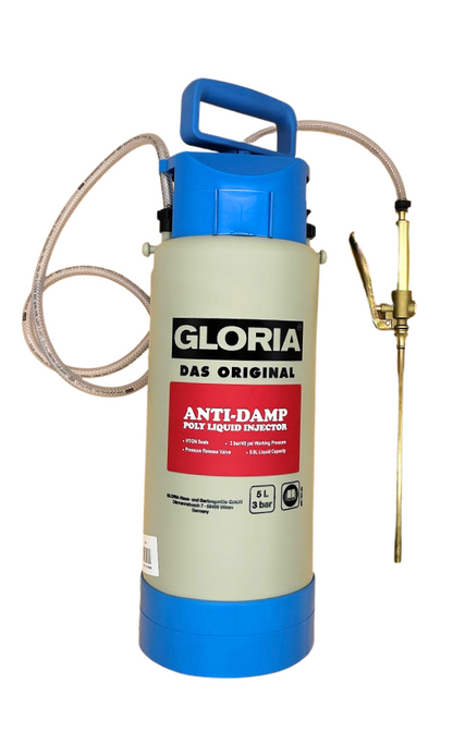 Gloria PRO5 5.0L poly pressure sprayer for anti-damp injection