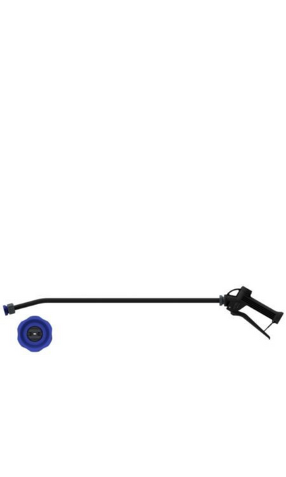 Acid resistant spray gun, lance and nozzle supplied with the Flojet wall mount box sprayer
