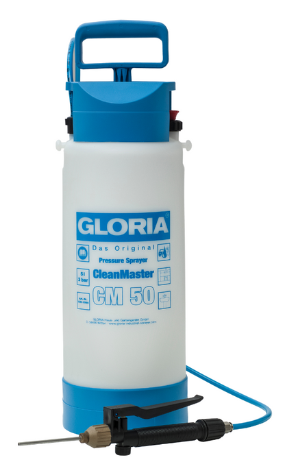 Termifoam 5.0L foam injector by NORA PRO, shown on an earlier Gloria model