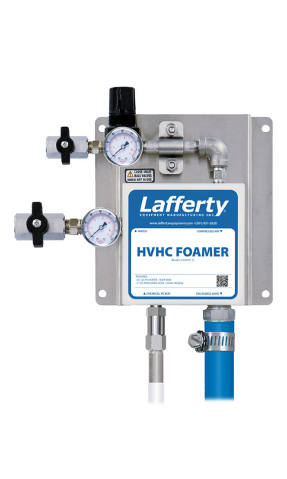 Lafferty wall-mount HVHC high-volume, high-concentrate foamer