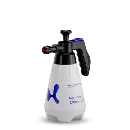 Klager Foamya Clean 1.2L pump-up foam sprayer on a white background