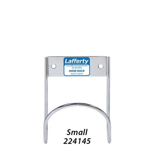 Lafferty 224145 small stainless steel wall mounted hose rack
