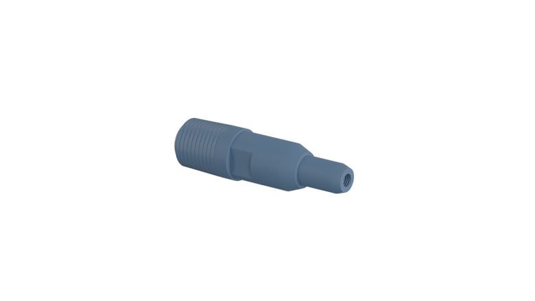 Lafferty 491308 metering tip holder, polypropylene, 1/4 inch