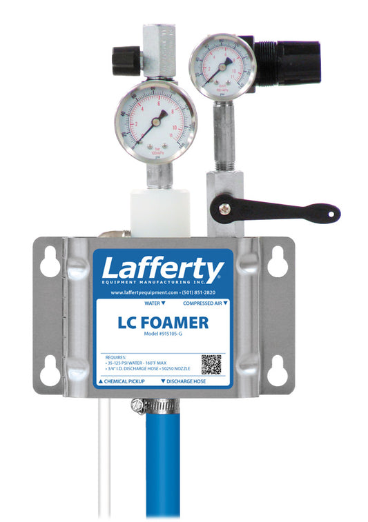 Lafferty 915105-G LC wall mount foamer with gauges