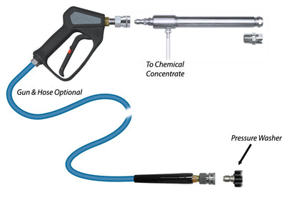 Lafferty 969620 Model 20SS hose end airless foamer, illustration
