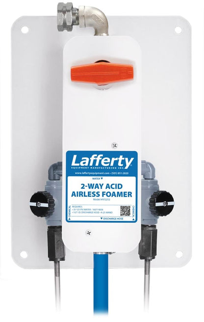 Lafferty 972212 2-Way Acid Airless Foamer, wall mount
