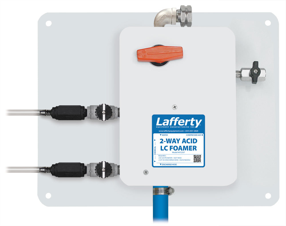 Lafferty 972307 2-Way Acid LC Foamer, wall mount acid foamer