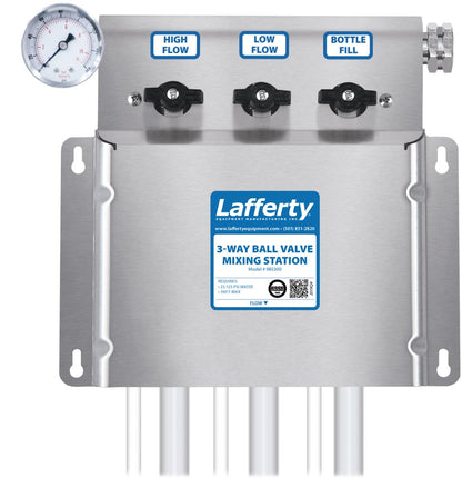 Lafferty 985300 3-Way ball valve chemical mixing station